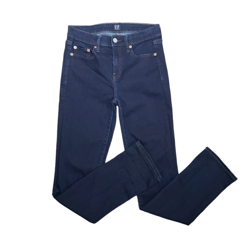 GAP Dark Denim Stretch Jeans Size 26R Classic Straight